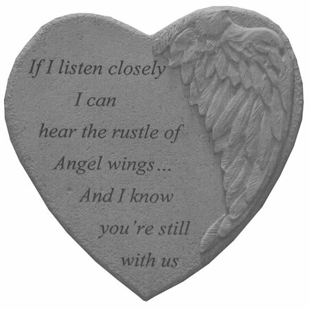 DESIGNS-DONE-RIGHT If I Listen Closely Winged Heart Memorial Stone DE3539534